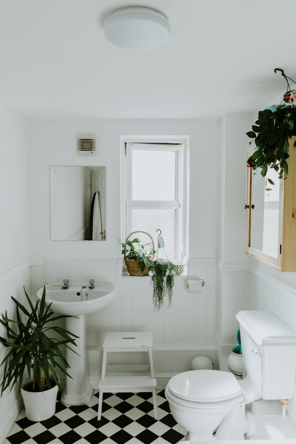 Before — outdated bathroom